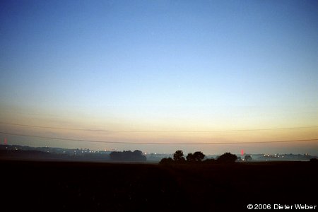 Nachthimmel über Kiel