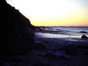 Abenddämmerung am Strand bei Dänisch-Nienhof