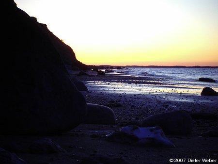 Abenddämmerung am Strand bei Dänisch-Nienhof