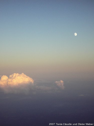 Abendstimmung über den Wolken