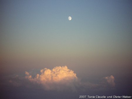 Abendstimmung über den Wolken