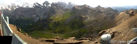 Panorama vom Gipfel des Schilthorns