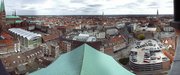 Panorama der Aussicht von St. Petri in Lübeck nach Osten